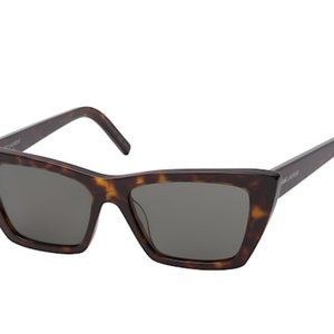YSL 276 Mica Dark Tortoise / Grey Sunglasses